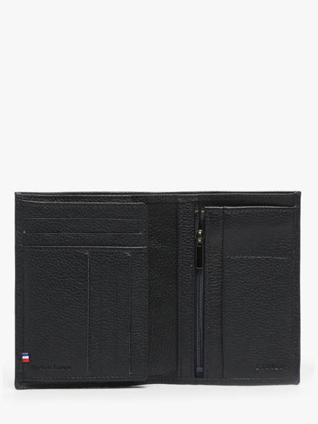 Portefeuille Leder Madras Etrier Blauw madras EMAD271 ander zicht 1